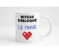 Groovy crea Mug futur marié - cadeau homme mariage - Le marié - Idée cadeau geek gamer futur marié