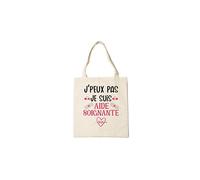 Groovy crea Tote Bag Aide-Soignante humour - J’peux Pas Je Suis Aide Soignante - pochette aide soignante - Idée Cadeau Femme, Collègue, Anniversaire, Noël