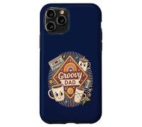 Groovy Dad Retro Vintage 70s Graphic Funky Fête des Pères Hommes Coque pour iPhone 11 Pro