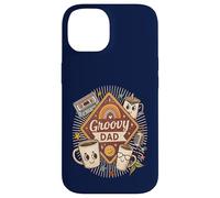 Groovy Dad Retro Vintage 70s Graphic Funky Fête des Pères Hommes Coque pour iPhone 14