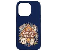 Groovy Dad Retro Vintage 70s Graphic Funky Fête des Pères Hommes Coque pour iPhone 15 Pro