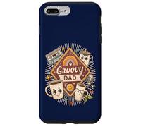 Groovy Dad Retro Vintage 70s Graphic Funky Fête des Pères Hommes Coque pour iPhone 7 Plus/8 Plus