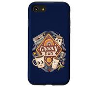 Groovy Dad Retro Vintage 70s Graphic Funky Fête des Pères Hommes Coque pour iPhone SE (2020) / 7/8