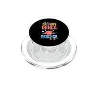 Groovy Dance Teacher Années 60 Throwback Day Peace Flower PopSockets PopGrip pour MagSafe