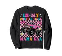 Groovy dans My Monster Truck Mama Era Monster Truck Mom Sweatshirt