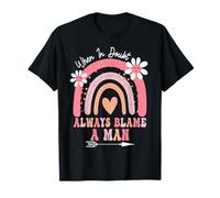 Groovy en cas de doute blâme toujours un homme drôle pour la fête des mères T-Shirt