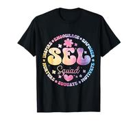 Groovy Enseignant d'apprentissage social émotionnel SEL Squad T-Shirt