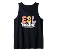 Groovy ESL Teacher Anglais Langue Seconde Rentrée Scolaire Débardeur