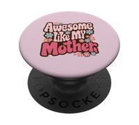 Groovy Floral, génial comme ma mère PopSockets PopGrip Adhésif