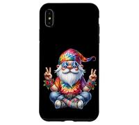 Groovy GNOME with Peace Hand for Men and Hippie Grandpa Life Coque pour iPhone XS Max