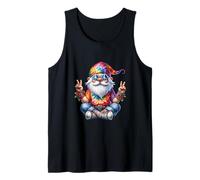 Groovy GNOME with Peace Hand for Men and Hippie Grandpa Life Débardeur