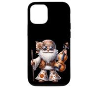 Groovy Hippie GNOME Graphic for Music Teacher Funny Violin Coque pour iPhone 12/12 Pro