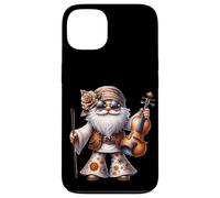 Groovy Hippie GNOME Graphic for Music Teacher Funny Violin Coque pour iPhone 13