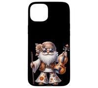 Groovy Hippie GNOME Graphic for Music Teacher Funny Violin Coque pour iPhone 15 Plus