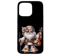 Groovy Hippie GNOME Graphic for Music Teacher Funny Violin Coque pour iPhone 15 Pro Max