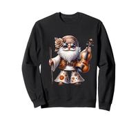 Groovy Hippie GNOME Graphic for Music Teacher Funny Violin Sweatshirt