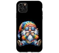 Groovy Hippie GNOME with Harmonica for Adults Funny Dad Life Coque pour iPhone 11 Pro Max