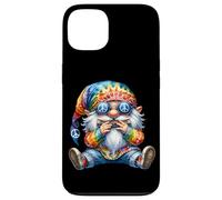 Groovy Hippie GNOME with Harmonica for Adults Funny Dad Life Coque pour iPhone 13