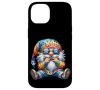 Groovy Hippie GNOME with Harmonica for Adults Funny Dad Life Coque pour iPhone 14
