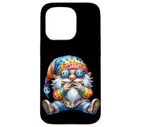 Groovy Hippie GNOME with Harmonica for Adults Funny Dad Life Coque pour iPhone 15 Pro