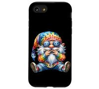 Groovy Hippie GNOME with Harmonica for Adults Funny Dad Life Coque pour iPhone SE (2020) / 7/8