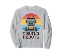 Groovy I Build Robots Programme d'IA Technique d'ingénierie robotique Sweatshirt