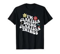 Groovy Im Clarissa Doing Clarissa Things Funny Fête des Mères T-Shirt Graphique avec Valeur