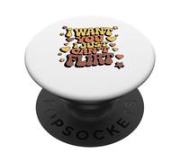 Groovy, Je Te Veux, Je ne Peux Tout Simplement Pas flirter PopSockets PopGrip Adhésif