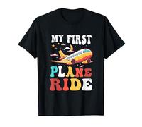Groovy Kid My First Avion 1st Flying First a Flight Pilot T-Shirt