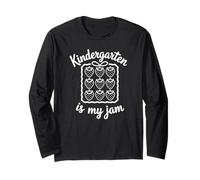 Groovy Kindergarten is My Jam Strawberry Kinder Teacher Manche Longue