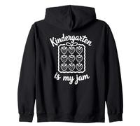 Groovy Kindergarten is My Jam Strawberry Kinder Teacher Sweat à Capuche