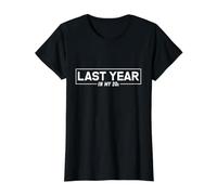 Groovy L'année dernière, dans la vingtaine, de drôles années de Vingt Ans T-Shirt Graphique avec Valeur, Femme, Noir, S