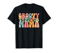 Groovy Mama Rétro Assorti Famille Hippie Années 60 70 Maman Mère T-Shirt