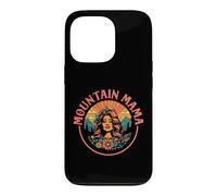 Groovy Mountain Mama Hippie 60s Psychedelic Artistic Coque pour iPhone 13 Pro