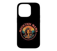 Groovy Mountain Mama Hippie 60s Psychedelic Artistic Coque pour iPhone 14 Pro