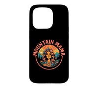 Groovy Mountain Mama Hippie 60s Psychedelic Artistic Coque pour iPhone 15 Pro