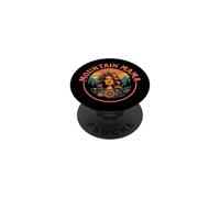 Groovy Mountain Mama Hippie 60s Psychedelic Artistic PopSockets PopGrip Adhésif
