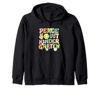 Groovy Peace Out, école maternelle pour filles et garçons, école du dernier jour Sweat à Capuche