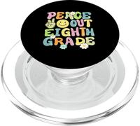 Groovy Peace Out Huitième année Enfants 8e année Dernier jour d'école PopSockets PopGrip pour MagSafe