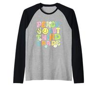 Groovy Peace Out Troisième année pour Enfants 3e année Dernier Jour d'école Manche Raglan