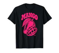 Groovy Pink Mango - Fruits sains rétro végétariens végétaliens T-Shirt