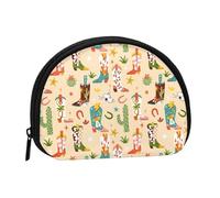 Groovy - Porte-monnaie mignon en forme de chaussures occidentales américaines pour femme, petit porte-monnaie