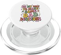 Groovy Retro Funny sur Mon Chemin pour Prendre de Mauvaises décisions en Vacances PopSockets PopGrip pour MagSafe