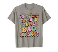 Groovy Retro Funny sur Mon Chemin pour Prendre de Mauvaises décisions en Vacances T-Shirt