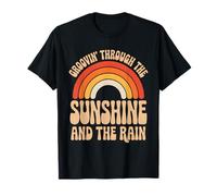 Groovy Retro Summer Music Festivals Vacances Vacances T-Shirt