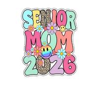 Groovy Senior Mom 2026 Notebook: 6x9 Blank Lined Notebook Journal, Ideal for Graduation Planning, and Daily Notes for Moms of the Class of 2026