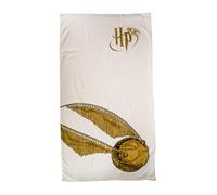 Groovy Serviette Vif d'or Harry Potter 75 cm x 150 cm 100% Authentique Produit sous Licence Officielle Drap de Bain en Coton 93214 Blanc Taille Unique