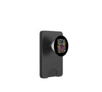 Groovy Shells Coquillages rétro d'été PopSockets PopWallet pour MagSafe