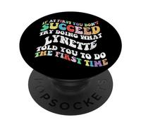 Groovy, si au début tu ne réussis Pas, essaie de Faire ce Que Lynette PopSockets PopGrip Adhésif