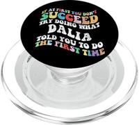 Groovy si au début Vous ne réussissez Pas essayez de Faire ce Que Dalia PopSockets PopGrip pour MagSafe